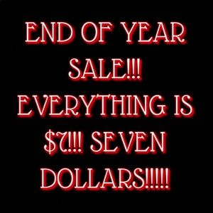 End of year sale!!!!